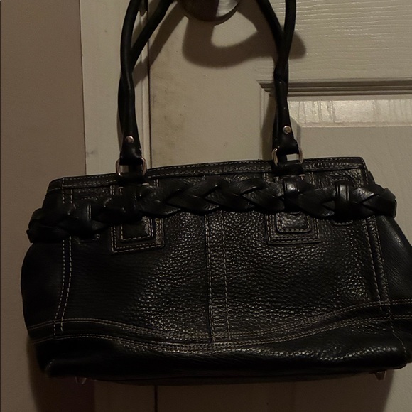 Coach Black Leather Shoulder Bag - Picture 3 of 3